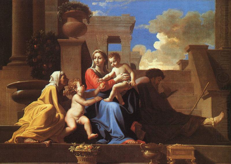 Nicolas Poussin Holy Family on the Steps china oil painting image